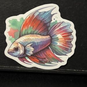 BETA FISH STICKER